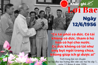 KHẮC GHI LỜI BÁC NGÀY 12 THÁNG 6