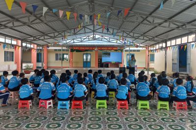 CÔNG NGHỆ AI “THỔI LUỒNG GIÓ MỚI” VÀO HOẠT ĐỘNG ĐỘI TẠI LIÊN ĐỘI TRƯỜNG TH VĨNH BÌNH BẮC 4