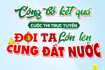 KẾT QUẢ CUỘC THI TRỰC TUYẾN “ĐỘI TA LỚN LÊN CÙNG ĐẤT NƯỚC”