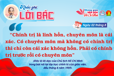 CHUYÊN MỤC “KHẮC GHI LỜI BÁC” Ngày 02 tháng 8