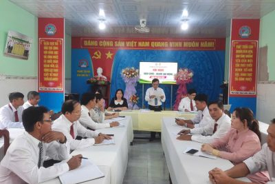 TRƯỜNG TIỂU HỌC VĨNH BÌNH BẮC 4  TỔ CHỨC HỘI NGHỊ VIÊN CHỨC NĂM HỌC 2024-2025